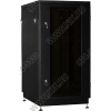NT PRACTIC / MGLASS 22-610 B Шкаф 19" напольный, чёрный 22U 600x1000, дверь  стекло-металл (3ч)