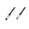 Шнур LUXMANN TOSLINK Plug - mini TOSLINK Plug черный (432-10x-1)