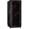 NT PRACTIC / MGLASS 27-610 B Шкаф 19" напольный, чёрный 27U 600x1000, дверь  стекло-металл (3ч)