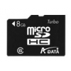 Флеш карта microSDHC 8Gb class6 Turbo micro reader A-Data