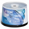 Диск TDK DVD-R 4.7Gb 16x Cake Box (50шт) (t19417) DVD-R47CBED50