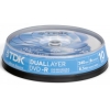 Диск TDK DVD-R DL 8.5Gb 8x Cake Box (10шт) (t19986)