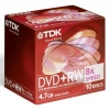 Диск TDK DVD+RW 4.7Gb 3.3-8x FJC (10шт) (t19353)
