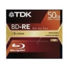 Диск TDK Blu-ray BD-RE (1x-2x) 50Gb FJC (1шт) (t19450) BD-RE50JC2XE