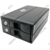 AgeStar <S2B3A> (EXT BOX для внешнего подключения 2x3.5" SATA HDD, RAID, USB2.0/eSATA, Aluminum)