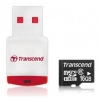 Флеш карта Micro SDHC 16GB class 6 + RDP3 Card Reader Transcend (TS16GUSDHC6-P3)