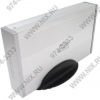 AgeStar <SUB3O1-Silver> (EXT BOX для внешнего подключения 3.5"  SATA  HDD,USB2.0,  Al)