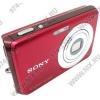 SONY Cyber-shot DSC-W180 <Red> (10.1Mpx,35-105mm, 3x, F3.1-5.6,JPG, 12Mb + 0Mb MS Duo, 2.7", USB2.0, AV,Li-Ion)