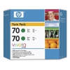 Картридж струйный HP 70 CB348A Green (упаковка из 2 шт C9457A) для DJ Z2100/Z3100