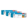 Картридж струйный HP №91 C9481A фото черный x3уп. для HP DJ Z6100