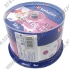 DVD+R Disc Verbatim   8.5Gb  8x  <уп. 50 шт> Double Layer, на  шпинделе,  printable  <43703>
