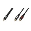Шнур LUXMANN 3.5 Stereo Plug - 2RCA Plug черный (415-05x-1)
