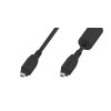 Шнур LUXMANN IEEE1394 4pin Plug - 4 pin Plug с ферритовым фильтром черный (456-00x-1)