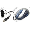 OKLICK Optical Mouse <710L> <Blue&Silver> (RTL) USB  10btn+Roll<383470>