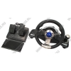 Руль OKLICK Sportline W-3 (Рул. колесо+педали+рычаг перекл.  скор.,12.кн,4 поз.перекл, USB)