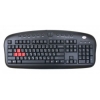 Клавиатура A4 KB-28G-1 серый/черный USB Multimedia Gamer