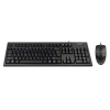 Набор А4 KR-8520D Comfortable keyboard KR-85 + Mouse OP-620D Optical black PS/2