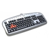 Клавиатура A4 KB-28G-2 серый USB Multimedia Gamer (KB-28G-2 USB SILVER)