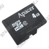 Apacer <microSDHC-4Gb Class6> microSecureDigitalHigh Capacity Memory Card