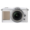 Фотоаппарат Olympus E-P1 white 1442 silver  Kit <N3592792>