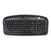 Клавиатура A4 KBS-27 A-Type Silver/Black multimedia PS/2 <KBS-27 SLV/BL PS/2>
