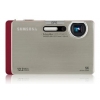 Фотоаппарат Samsung ST1000 серебро 12Mpix 5x IS 3.5" MicroSD touch hVGA LCD Wi-Fi Bluetooth GPS <EC-ST1000BPSRU>