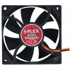 Вентилятор Scythe S-Flex (80x80x25mm, 4.5 dBa, 1000 об/мин, 12V, 0.04A, 14.3CFM)