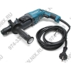 Makita <HR2470FT> Перфоратор  (780W,2.7Дж, 1100об/мин,4500уд/мин,SDS-Plus/13мм, 3реж,реверс,подсв,кейс)