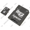 Apacer <microSDHC-4Gb Class4 + microSD-->SD Adapter>microSDHC Memory Card