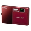 Фотоаппарат Nikon CoolPix S70 красный 12.1Mp 5x 20Mb/SD/SDHC 3.5" Сенсорный LCD (VMA482E1)