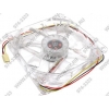 ExeGate <12025M12B/Yellow LED> for m/tower (3пин, 120x120x25mm,  20дБ, 1600об/мин)