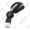 Kreolz Optical Mouse <MN02b> Black (RTL) USB 3btn+Roll,Retractable, уменьшенная