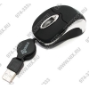 Kreolz Optical Mouse <MN01> Black (RTL) USB 3btn+Roll,Retractable, уменьшенная