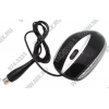 Kreolz Optical Mouse <MO04> Black&Silver (RTL) PS/2 3btn+Roll, уменьшенная