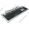 Клавиатура OKLICK 130M Silver&Black <PS/2> 105КЛ <73716>