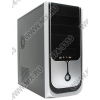Miditower LinkWorld <(C.2228)U323-18> <Black&Silver> ATX 430W  (24+4+6пин)