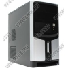 Minitower LinkWorld <(C.2228)U437(0)-12> <Black&Silver> microATX 350W  (24+4+6пин)