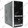 Miditower Trin PW-6801 BK-SR-BK <Black&Silver> ATX Без БП