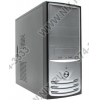 Miditower Trin PA-801 SR-BK-BK <Black&Silver> ATX Без БП