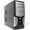 Miditower Exegate <WT-701> Black-Silver ATX  450W (24+4+6пин)