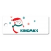 Флеш диск Kingmax 16Gb X'mas Snow Man White