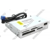 Sema <SFD-321F/TS4US Silver>3.5" Internal  USB2.0 CF/MD/xD/MMC/SD/MS(/Pro/Duo)Card Reader/Writer+1portUSB2.0