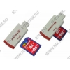Transcend <TS4GSDHC2-P2> SecureDigital High Capacity (SDHC) Memory Card 4Gb Class2 +  USB SDHC/MMC Reader