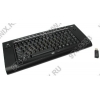 BTC Wireless Keyboard  9039URF3 Black <USB> 87КЛ+19КЛ М/Мед+Trackball