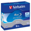 Диск BD-R Verbatim 25Gb 6x Jewel case (5шт) Scratch proof (43715)