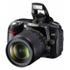 PhotoCamera Nikon D90 KIT black 12,3Mpix 18-200VRII 3" 720p SD Li-Ion  (VBA230KR05)