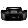 Аудиомагнитола Philips AZ-1834/12 черный 2Вт/CD/CDRW/MP3/FM(an)/USB (AZ1834/12)