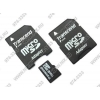 Transcend <TS16GUSDHC2> microSDHC 16Gb Class2+microSD-->SD Adapter