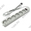 Сетевой фильтр ExeGate <SPU-600 Beige> <1.8м> ( 6 розеток,  вход IEC320-C14)