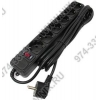 Сетевой фильтр ExeGate <SP-1600B/SP-6-5B Black> <5м>  ( 6 розеток)